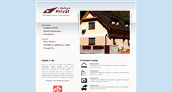 Desktop Screenshot of privat-hacava.sk